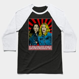 Bananarama Pop Art Fan Art Baseball T-Shirt